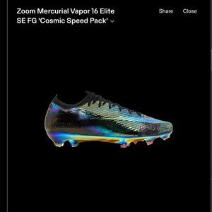 Nike Mercurial Vapor 16 Elite SE FG – Cosmic Speed Pack Soccer Cleats (Size 8)